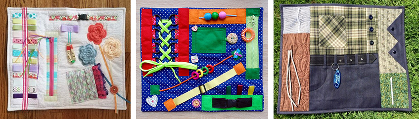 Types of Fidget Touch Sensory Quilts