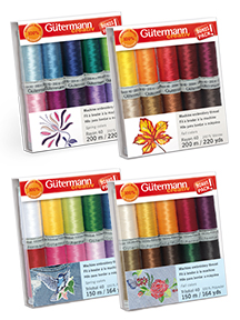 gutermann embroidery 10 spool thread gift pack