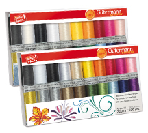 gutermann 20 spool embroidery thread gift pack