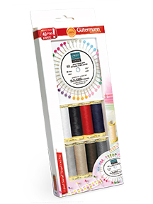 gutermann 8 spool with pins thread gift pack