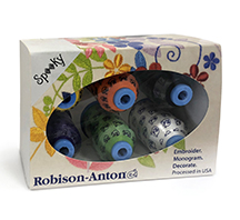 robison-anton embroidery thread halloween colors gift pack