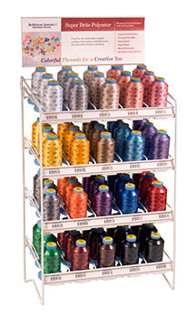 robison-anton embroidery thread king counter wire display