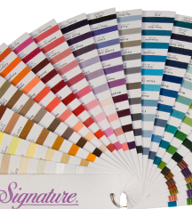 signature cotton quilting thread fan deck color swatch